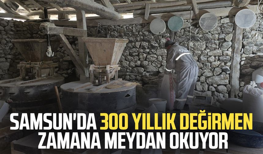 Tarihi değirmen suyun gücüyle 300 yıldır ayakta