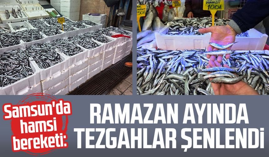 Karadeniz'de hamside Ramazan bereketi tezgahlara yansıdı
