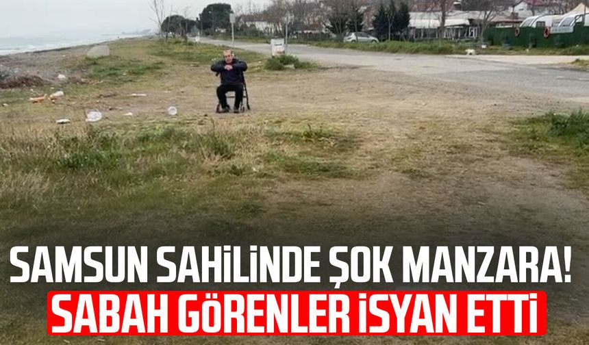 Sahilde çöp tepkisi: 'Karavancılar çevreyi kirletti' iddiası