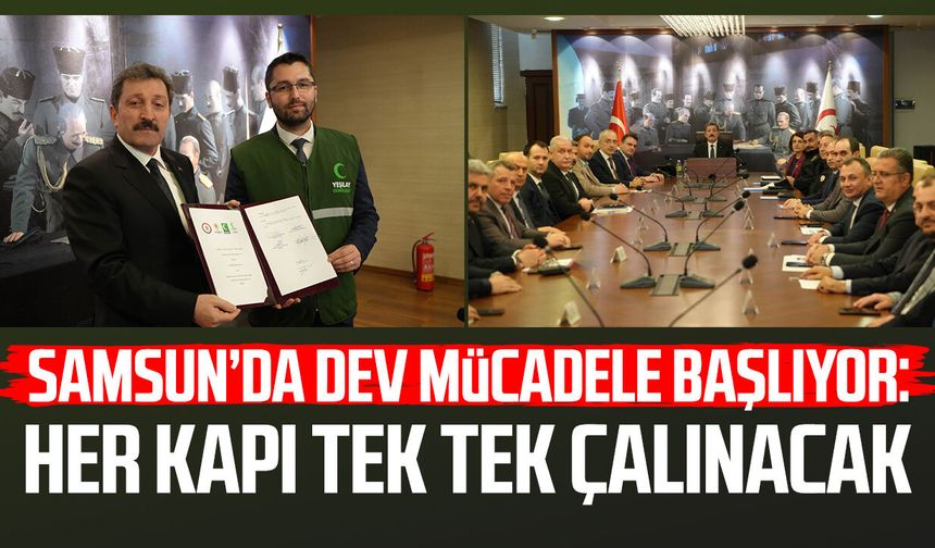 Samsun'da bağımlılıkla mücadele seferberliği