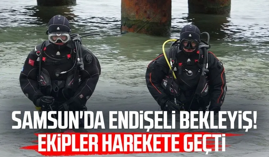 Samsun'da 35 yaşındaki kadın için denizde arama çalışması