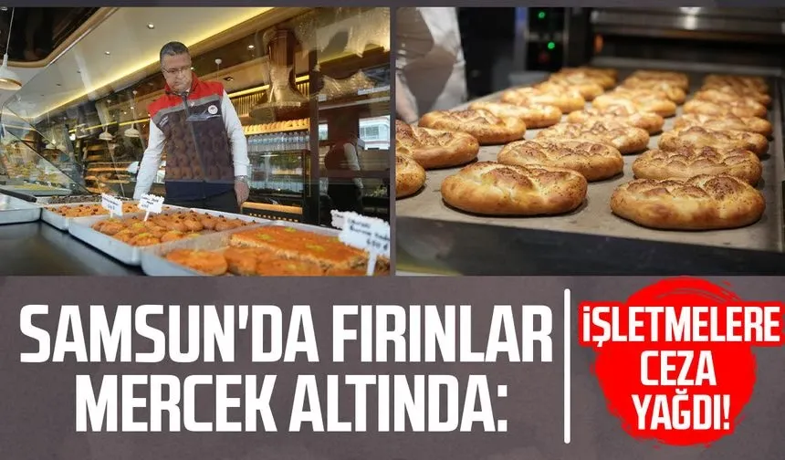 Samsun'da 2 yılda 25 bini aşkın gıda denetimi: Ramazan'da unlu mamullere sıkı takip