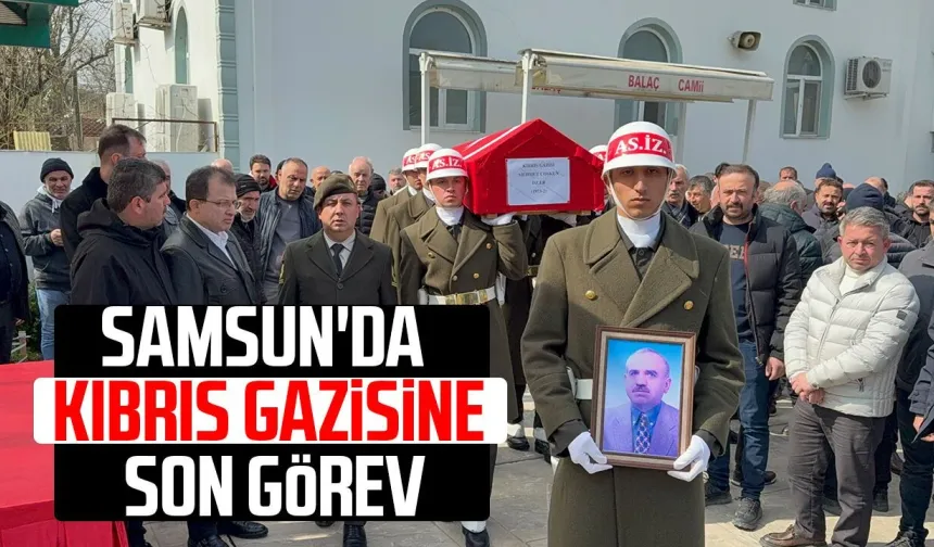 Kıbrıs gazisine son görev