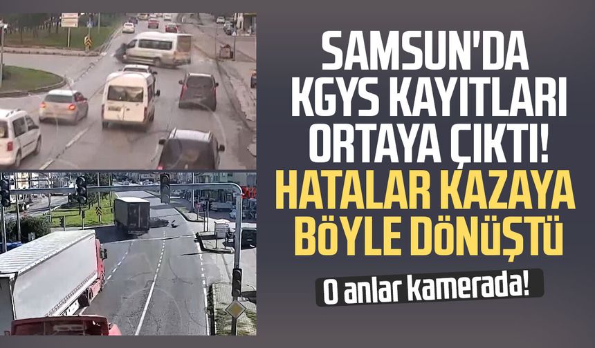 Kural ihlalleri kazalara yol açtı: O anlar kameraya yansıdı