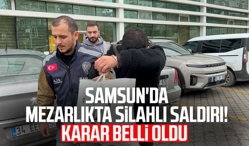 Mezarlıkta bir kişiyi silahla yaralayan şahıs tutuklandı