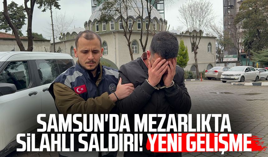Mezarlıkta defin işlemi sırasında bir kişiyi silahla yaralayan şahıs yakalandı