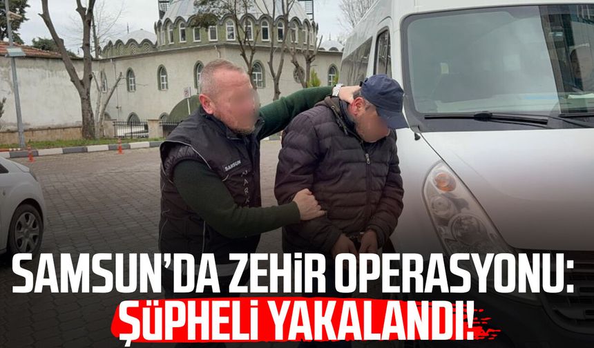 Uyuşturucu ticareti şüphelisi adliyeye sevk edildi