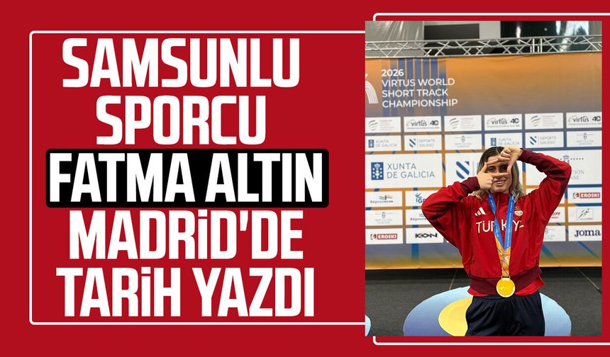 Samsunlu sporcu Fatma Altın dünya şampiyonu oldu!
