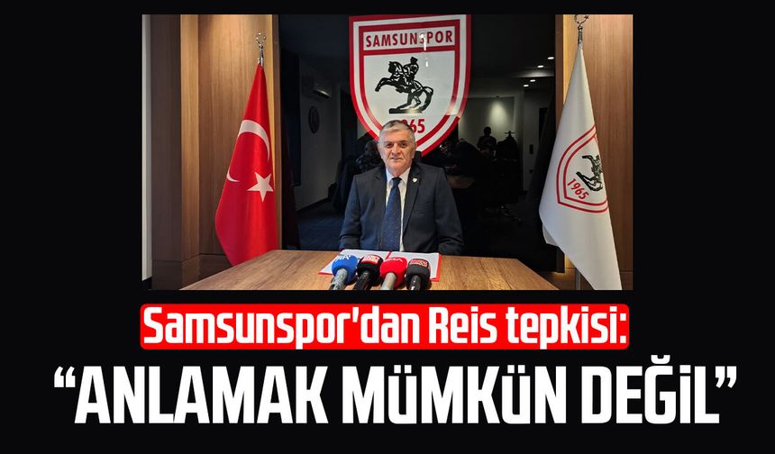 Samsunspor'dan Thomas Reis tepkisi: "Anlamak mümkün değil"