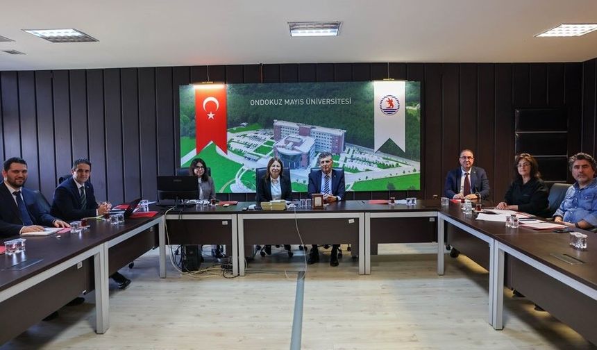 OMÜ'de Türkiye Uzay Ajansı ile stratejik proje görüşmesi