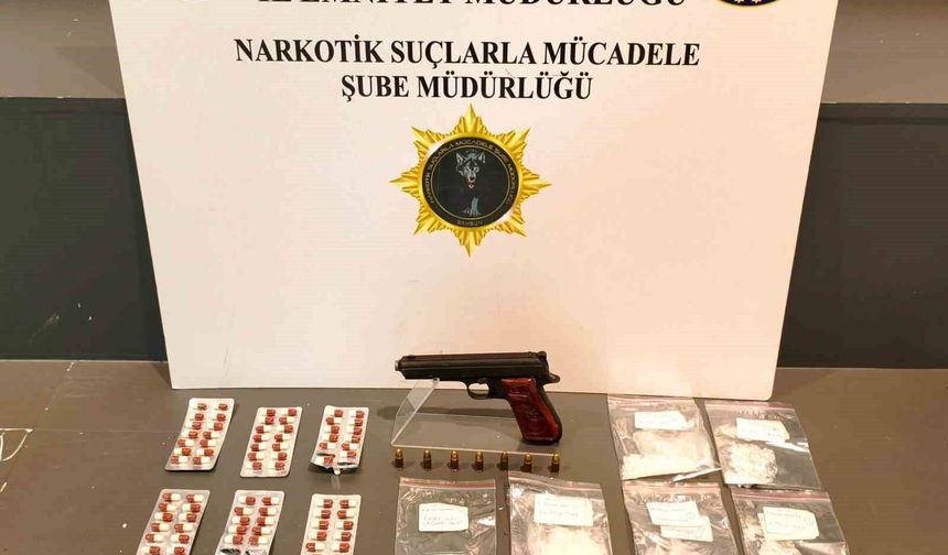 Samsun'da uyuşturucu ve silah operasyonu: 1 gözaltı
