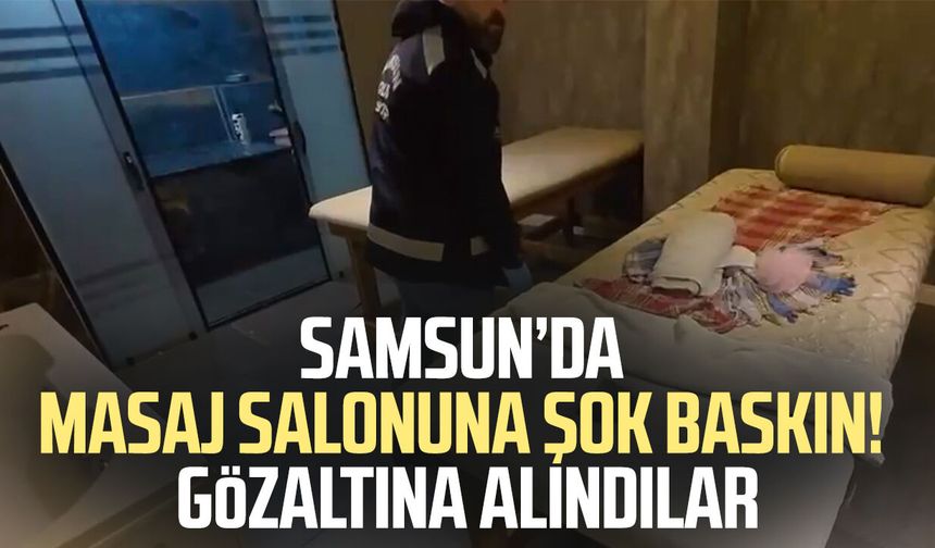 Masaj salonuna fuhuş operasyonu: 3 gözaltı