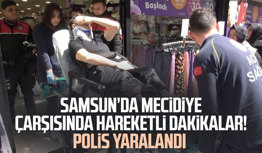 Samsun'da yunus polisleri kaza yaptı: 1 yaralı