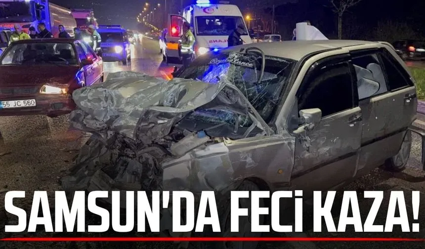 Samsun'da zincirleme trafik kazası: 6 yaralı