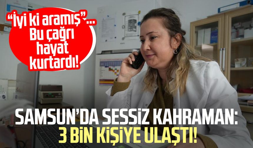 3 bin kişiyi arayarak kanser taramasına ikna eden ebenin azmi