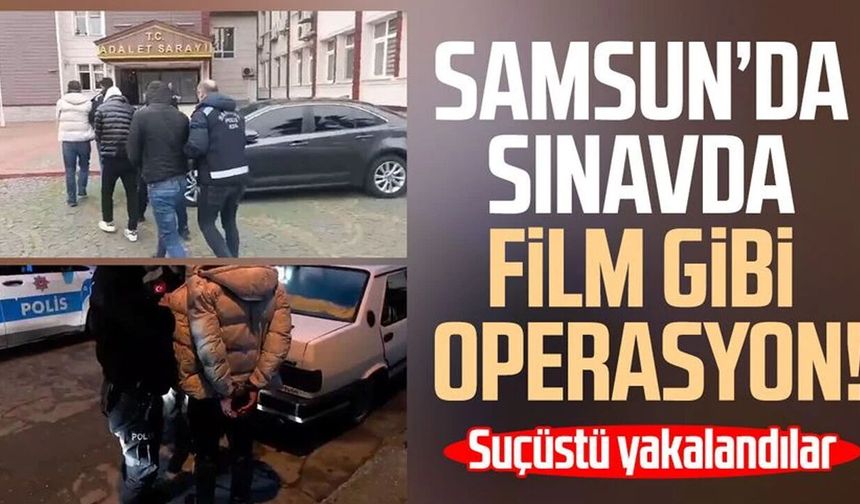 Sınavda kopya şebekesine operasyon: 5 kişiye suçüstü