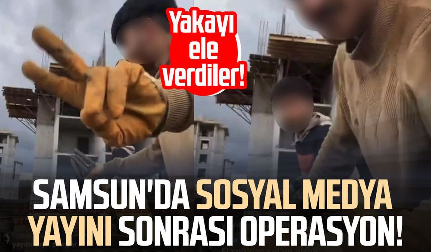 Samsun'da Tik Tok canlı yayınında terör propagandası yapan 2 inşaat işçisi adliyeye sevk edildi