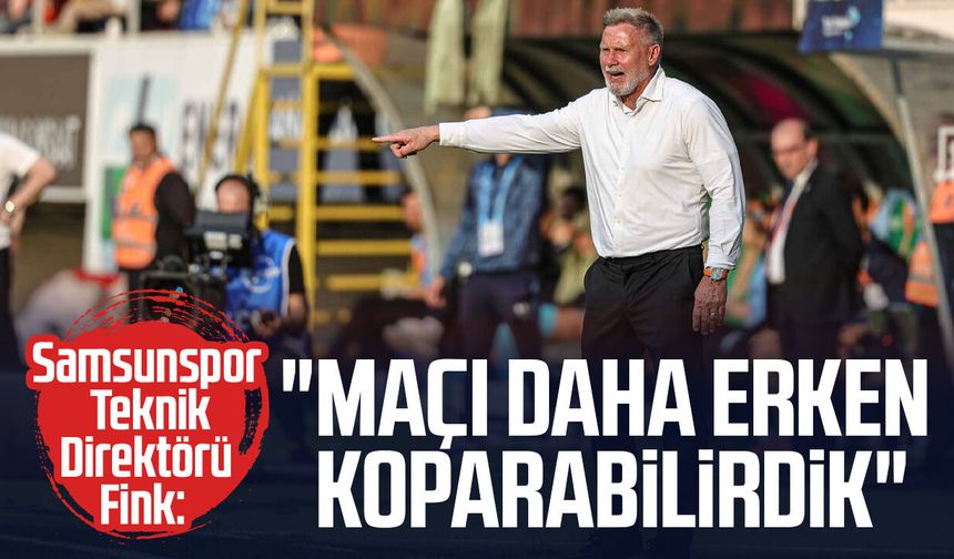 Thorsten Fink: "Uzun bir aradan sonra buradan almış olduğumuz ilk galibiyet’’