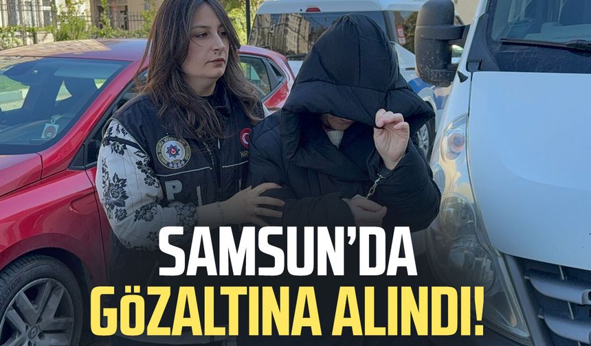 Samsun'da evde uyuşturucuyla yakalanan kadın gözaltına alındı