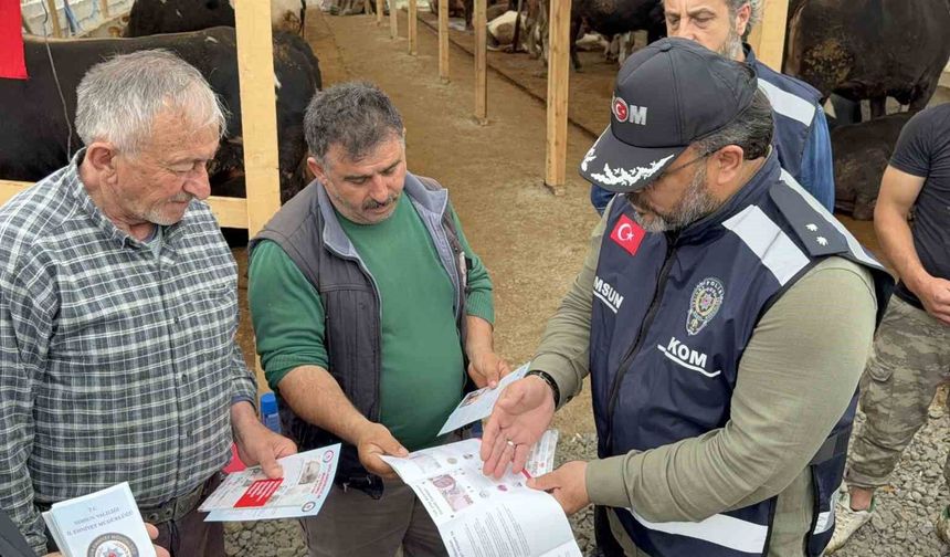 Polis, kurban pazarında vatandaşları dolandırıcılığa karşı uyardı