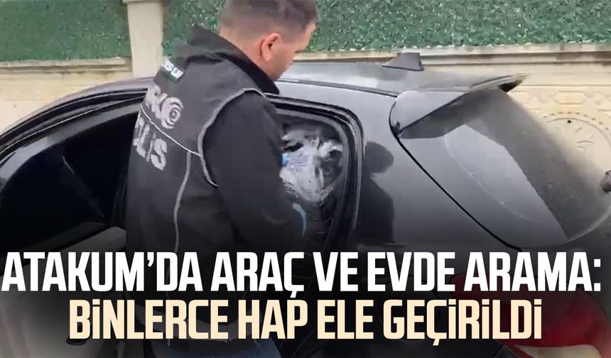 Samsun'da zehir operasyonu: 24 bin 600 uyuşturucu hap ele geçirildi