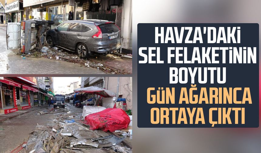 Sel felaketinin boyutu gün ağarınca ortaya çıktı
