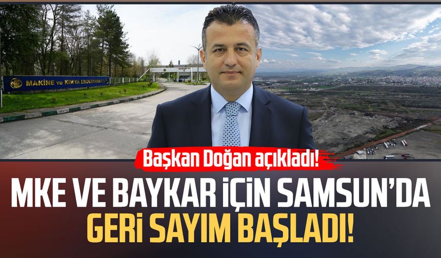 Kuzeyin üretim üssü Samsun'da MKE ve BAYKAR hareketliliği