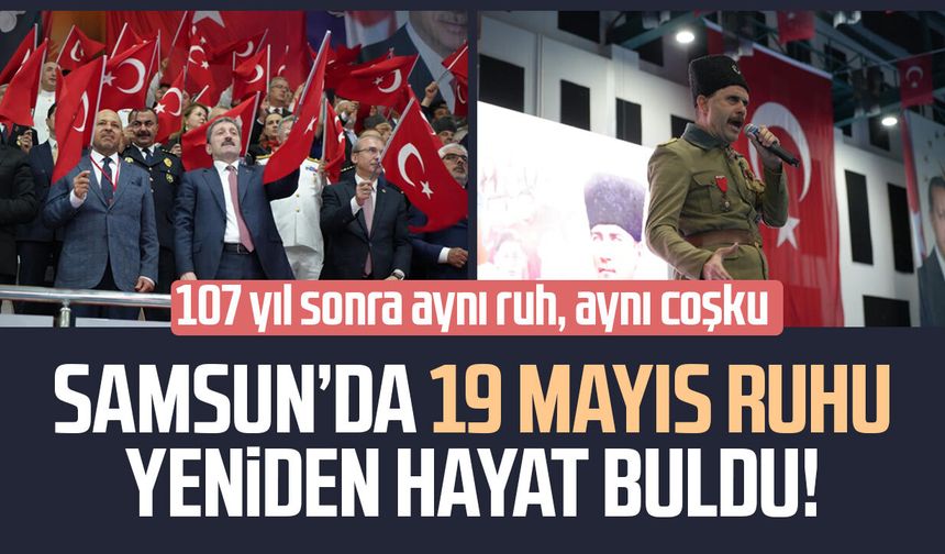 Samsun'da 19 Mayıs coşkusu