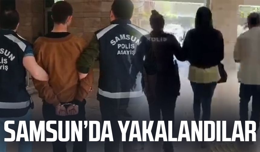 Samsun’da aranan iki hükümlü yakalandı