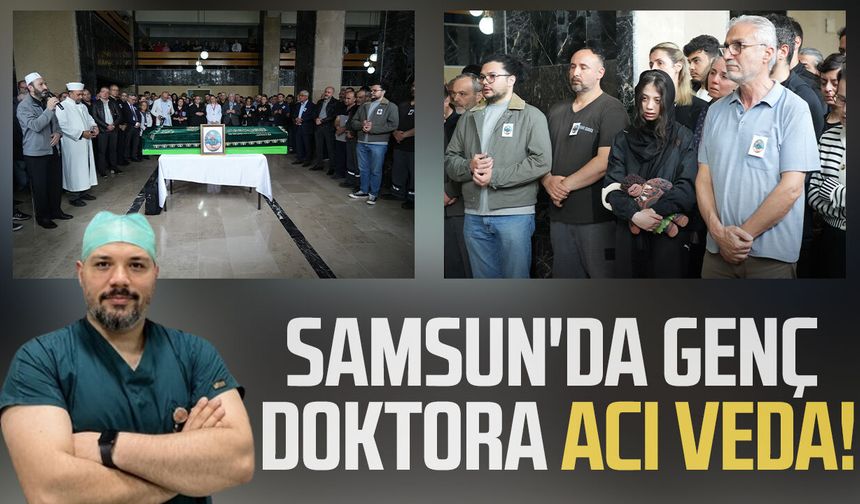 Samsun'da beyin cerrahı Yunus Emre Durmuş için tören