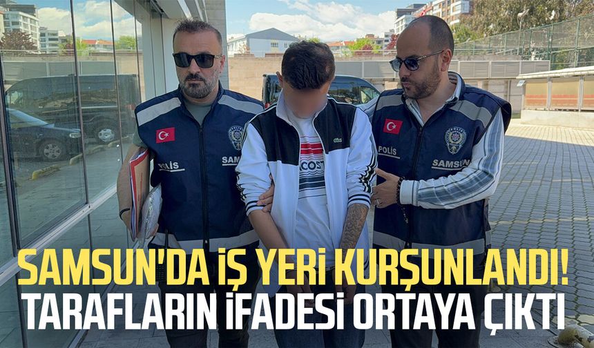 Samsun'da müteahhitlik anlaşmazlığında iş yerini kurşunladı