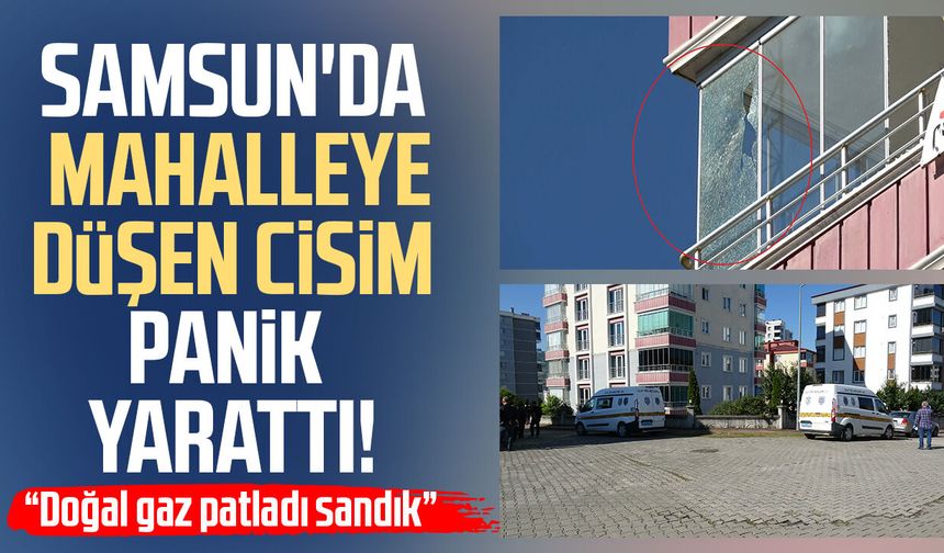 Samsun'da insansız hava aracı düştü: Evlerde hasar oluştu