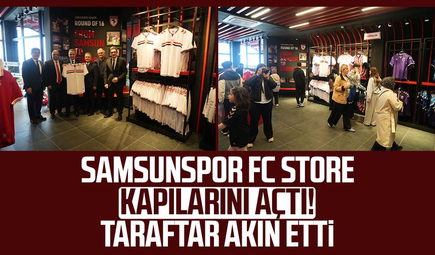 Samsunspor 5. mağazasını açtı