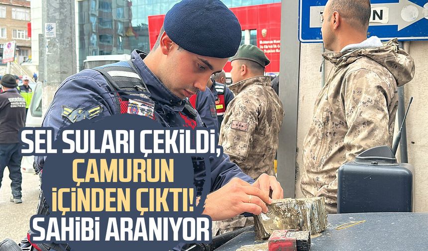 Samsun'da jandarma çamurda bulduğu parayı emniyete teslim etti