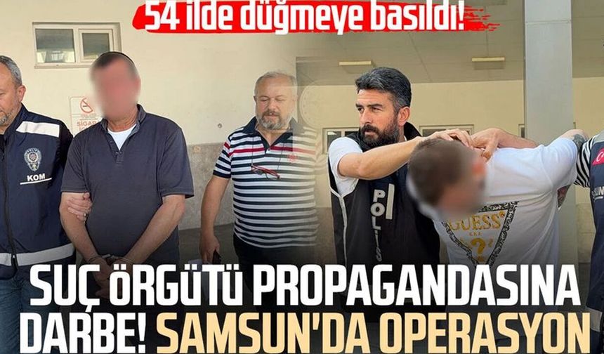 Sosyal medya suçlarına darbe: Samsun'da 7 şüpheli yakalandı