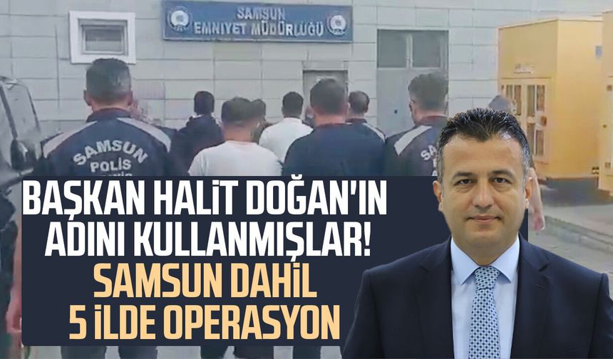 Samsun'da yardım kolisi vaadiyle dolandırıcılık: 6 gözaltı