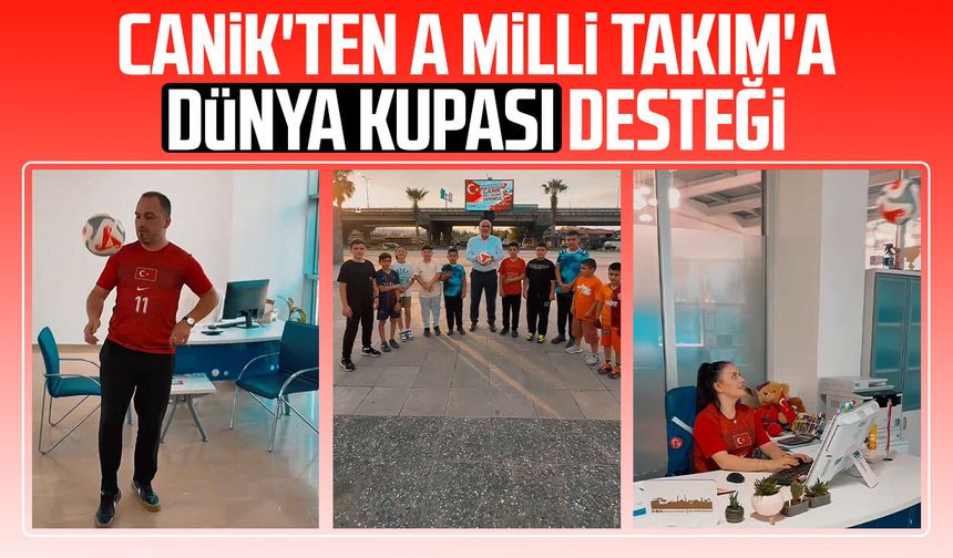 Canik'ten A Milli Takım'a Dünya Kupası desteği
