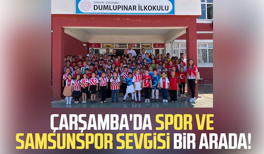 Samsunspor sevgisi etkinliğe renk kattı