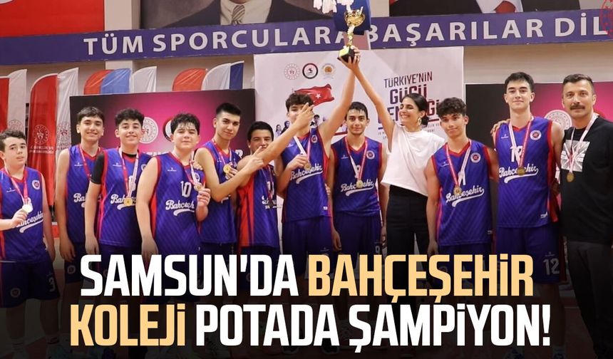 Bahçeşehir Koleji potada zirvede