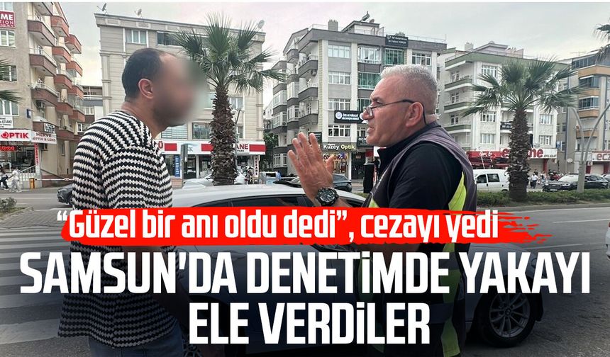 Samsun'da korsan taksi denetimi: 3 sürücüye 300 bin TL ceza