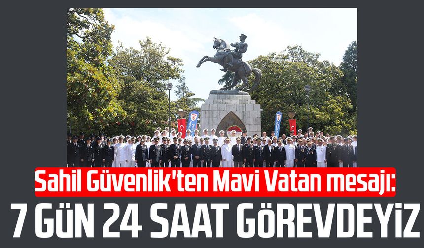 Samsun'da Sahil Güvenlik Komutanlığı'nın 44. yıl gururu