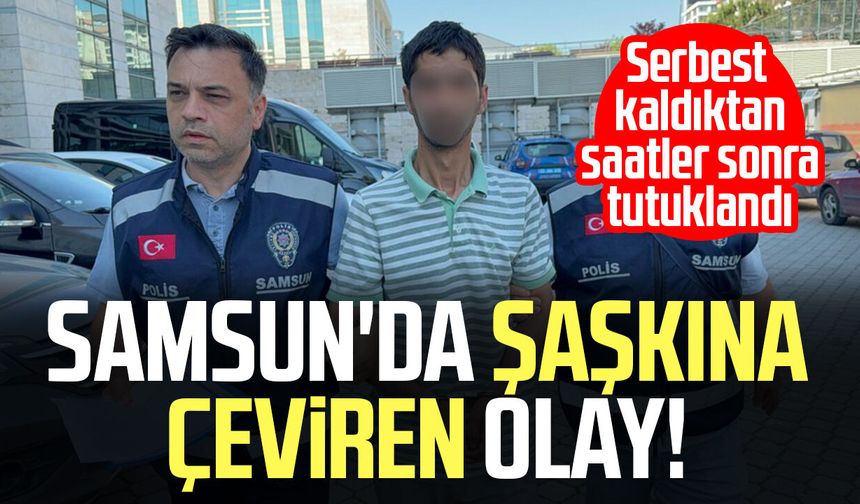 Uzaklaştırma kararı olan koca serbest kalıp yeniden eve gidince tutuklandı