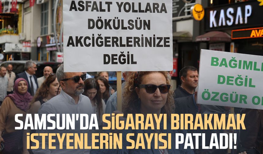 Samsun'da sigara bırakma başvurularında artış: 4 ayda 11 bini aştı