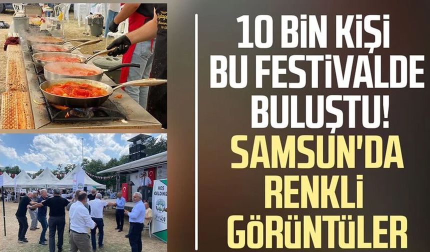 Yaklaşık 10 bin kişi Çakallı Menemen Festivali'nde buluştu