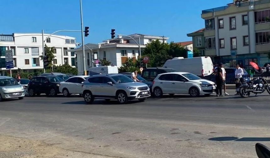 Samsun'da 5 araçlı zincirleme kaza