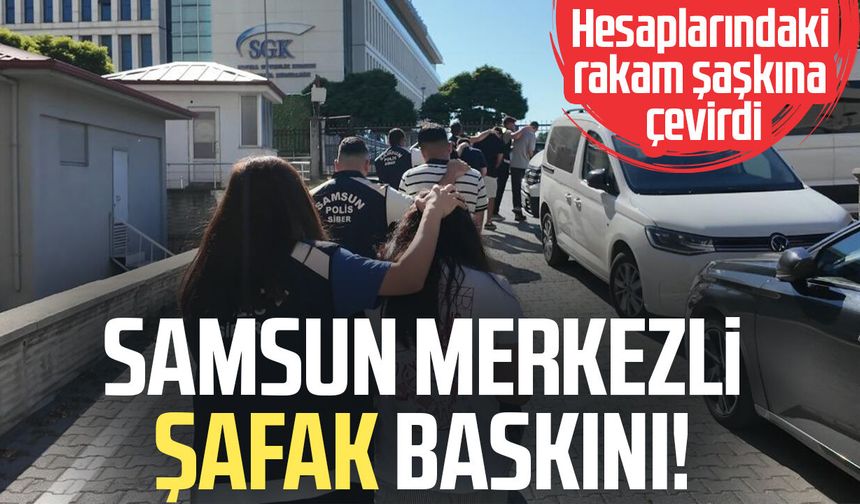 Samsun merkezli 87 milyon TL'lik dolandırıcılık operasyonunda 6 kişi adliyeye sevk edildi