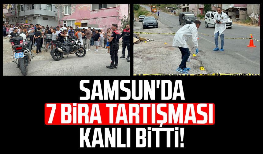 Samsun'da alacak tartışması silahlı kavgaya dönüştü