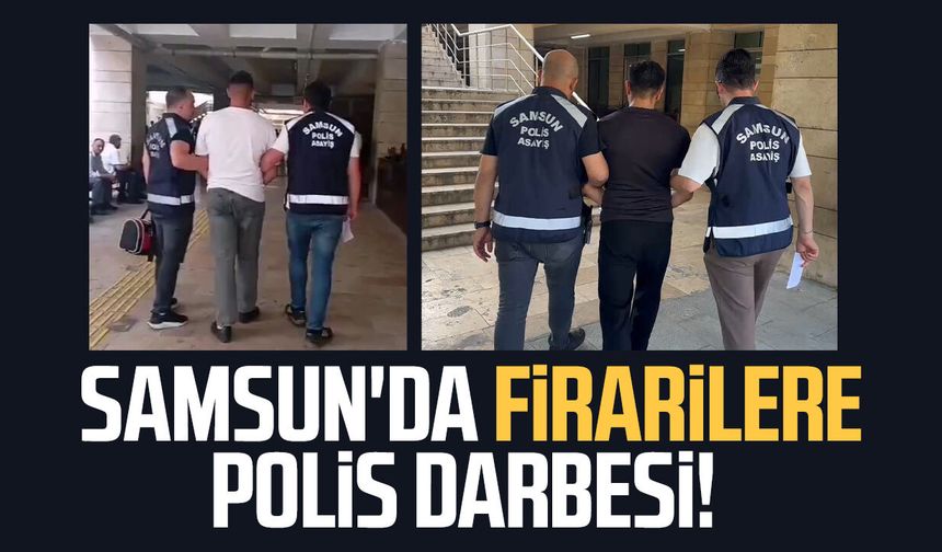 Samsun'da firarilere polis darbesi!