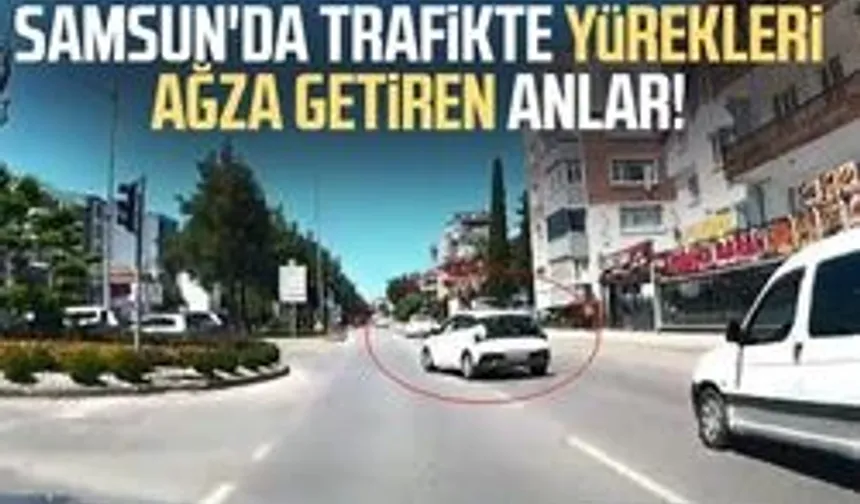 Kontrolsüz şerit değiştiren sürücü kazaya davetiye çıkardı