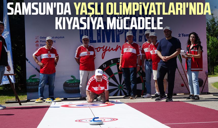 Yaşlı Olimpiyatları heyecana sahne oldu